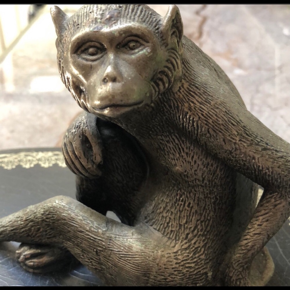 Not for sale Maitland Smith monkey box